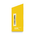 Dixie Grab’N Go Wrapped Cutlery, Knives, Black, 90/Box, 6 Box/Carton