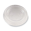 Dixie Plastic Portion Cup Lid, Fits 1 oz Portion Cups, Clear, 4,800/Carton