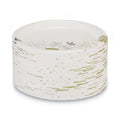 Dixie Pathways Soak-Proof Shield Mediumweight Paper Plates, 6.88" dia, Green/Burgundy, 125/Pack, 8 Packs/Carton