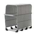 LEE Flexifile Expandable Collator to Organizer, 24 Sections, Letter to Legal Size Files, 6.5" x 10.25" x 10.5", Silver
