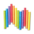 Crayola Chalk, 3" x 0.38" Diameter, 6 Assorted Colors, 12 Sticks/Box