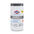Clorox VersaSure Cleaner Disinfectant Wipes, 1-Ply, 6.75 x 8, White, 150/Canister, 6 Canisters/Carton