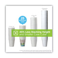 Dixie PerfecTouch Paper Hot Cups and  Lids Combo, 10 oz, Multicolor, 50 Cups/Lids/Pack