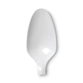 Dixie Plastic Cutlery, Mediumweight Teaspoons, White, 1,000/Carton