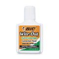 BIC Wite-Out Extra Coverage Correction Fluid, 20 mL Bottle, White, Dozen