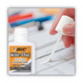 BIC Wite-Out Quick Dry Correction Fluid, 20 mL Bottle, White, 3/Pack