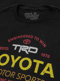 Toyota TRD Motor Sports Racing Development T-Shirt - Black by Tee Luv