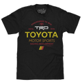 Toyota TRD Motor Sports Racing Development T-Shirt - Black by Tee Luv