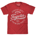 Toyota Service Department Premium Parts T-Shirt - Heather Red by Tee Luv