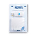 Tatco Wireless Doorbell, Battery Operated, 1.38 x 0.75 x 3.5, Bone