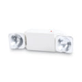 Tatco Swivel Head Twin Beam Emergency Lighting Unit, 12.75"w x 4"d x 5.5"h, White