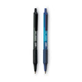 BIC Soft Feel Ballpoint Pen Value Pack, Retractable, Medium 1 mm, Assorted Ink and Barrel Colors, 36/Pack