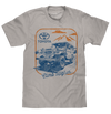 Retro Toyota Land Cruiser Climb Higher T-Shirt - Light Gray