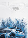 Toyota Tundra Pickup Truck T-Shirt - White by Tee Luv