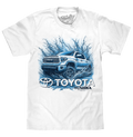 Toyota Tundra Pickup Truck T-Shirt - White by Tee Luv