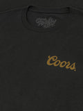 Coors Banquet Beer Double Sided Brewery Logo T-Shirt - Vintage Black by Tee Luv
