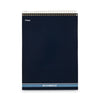 Cambridge Stiff-Back Wire Bound Notepad, Wide/Legal Rule, Canary/Blue Cover, 70 Canary-Yellow 8.5 x 11.5 Sheets