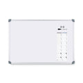 Quartet Euro-Style Magnetic Dry-Erase Aluminum Frame Boards, 36 x 24, Aluminum Frame