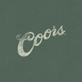 Coors Banquet Beer Rodeo Horse Front Pocket Tee T-Shirt - Cypress Green by Tee Luv