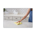 Boardwalk Microfiber Cleaning Cloths, 16 x 16, Yellow, 24/Pack