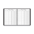 AT-A-GLANCE Visitor Register Book, Black Cover, 10.88 x 8.38 Sheets, 60 Sheets/Book