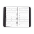 AT-A-GLANCE Telephone/Address Book, 4.78 x 8, Black Simulated Leather, 100 Sheets