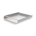U Brands Arc Paper Tray, 1 Section, Letter Size, 12.1 x 10.6 x 1.8, Gray