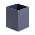 U Brands Four-Piece Desk Organization Kit, Magazine Holder/Paper Tray/Pencil Cup/Storage Bin, Chipboard, Navy