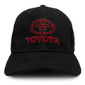 Toyota Oval Car Emblem Baseball Cap - Black by Tee Luv