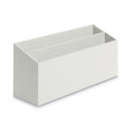 U Brands Four-Piece Desk Organization Kit, Magazine Holder/Paper Tray/Pencil Cup/Storage Bin, Chipboard, Gray