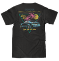 Toyota Supra Double Sided 80s Graphic T-Shirt - Black by Tee Luv