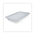 Boardwalk Aluminum Steam Table Pan Lids, Fits Full-Size Pan, Deep,12.88 x 20.81 x 0.63, 50/Carton