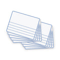 Creativity Street Dry-Erase Student Boards, 12 x 9, Blue/White, 10/Set