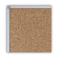 Mead Cork Bulletin Board, 24 x 18, Silver Aluminum Frame