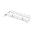 Universal Two-Piece Two-Prong Paper Fastener Base and Compressor Sets, 1" Capacity, 2.75" Center to Center, Silver, 50/Box