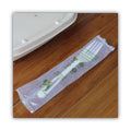World Centric TPLA Compostable Cutlery, Fork, 6.3", White, 750/Carton