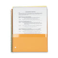 Five Star Wirebound Notebook, 1 Subject, Medium/College Rule, Black Cover, 11 x 8.5, 100 Sheets
