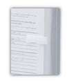 Smead Poly Side-Load Envelopes, Fold-Over Closure, 9.75 x 11.63, Clear, 5/Pack