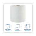 Boardwalk Green Universal Roll Towels, 1-Ply, 8" x 800 ft, Natural White, 6 Rolls/Carton