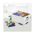 Bankers Box STOR/FILE Basic-Duty Storage Boxes, Letter/Legal Files, 12.5" x 16.25" x 10.5", Kraft/Green, 12/Carton