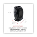 Alera Ceramic Heater, 1,500 W, 7.12 x 5.87 x 8.75, Black