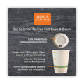 World Centric No Tree Paper Bowls, 24 oz, 4.4" Diameter x 4.5"h, Natural, Sugarcane, 500/Carton