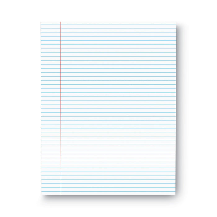 Universal Glue Top Pads, Narrow Rule, 50 White 8.5 x 11 Sheets, Dozen
