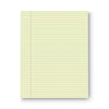 Universal Glue Top Pads, Narrow Rule, 50 Canary-Yellow 8.5 x 11 Sheets, Dozen