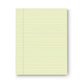 Universal Glue Top Pads, Narrow Rule, 50 Canary-Yellow 8.5 x 11 Sheets, Dozen