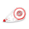 Universal Correction Tape, Mini Economy, Non-Refillable, Clear/Red Applicator, 0.25" x 275", 10/Pack