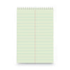 Universal Steno Pads, Pitman Rule, Red Cover, 60 Green-Tint 6 x 9 Sheets