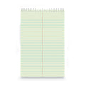 Universal Steno Pads, Gregg Rule, Red Cover, 80 Green-Tint 6 x 9 Sheets