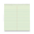 Universal Steno Pads, Gregg Rule, Red Cover, 80 Green-Tint 6 x 9 Sheets