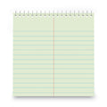 Universal Steno Pads, Gregg Rule, Red Cover, 80 Green-Tint 6 x 9 Sheets, 6/Pack